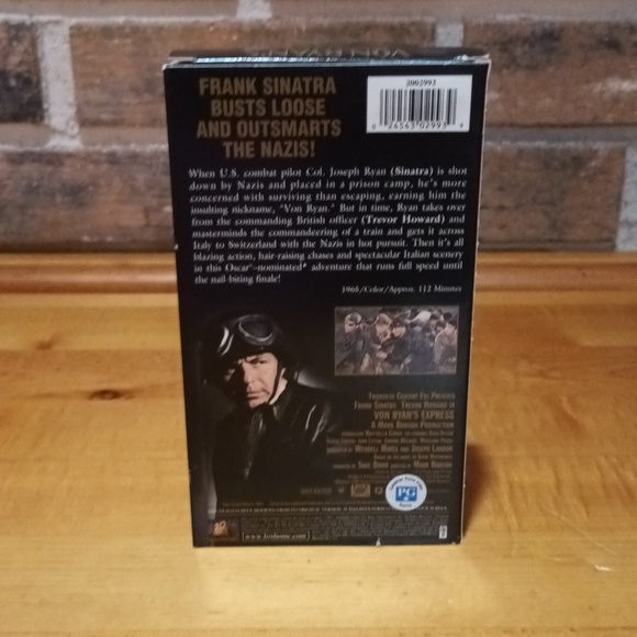 6/$15 Von Ryans express vhs video tape 1965  movie - Picture 3 of 6